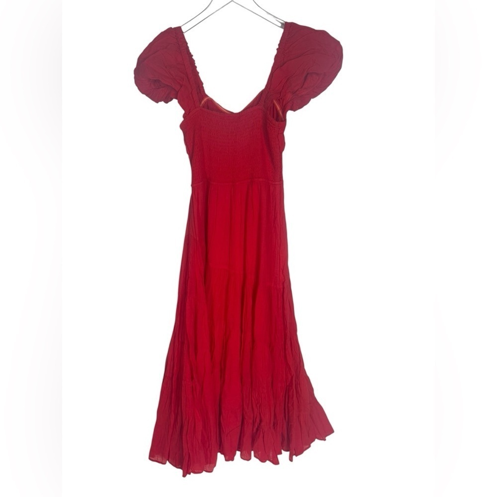 NEW Free People sundrenched short sleeve maxi dress S B1788 - Picture 2 of 4